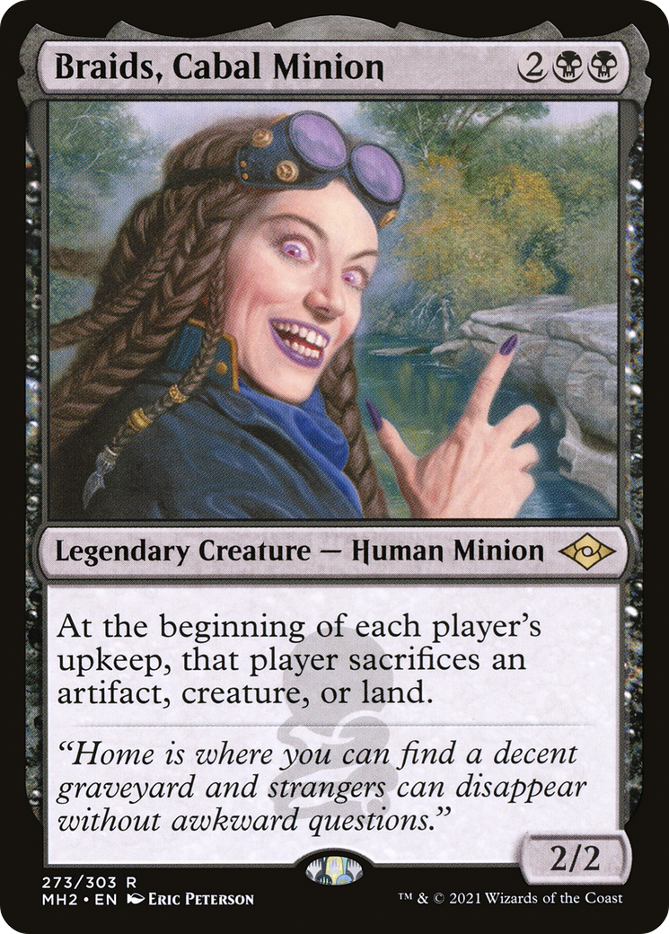 Braids, Cabal Minion (MH2-273) - Modern Horizons 2 Foil [Rare]