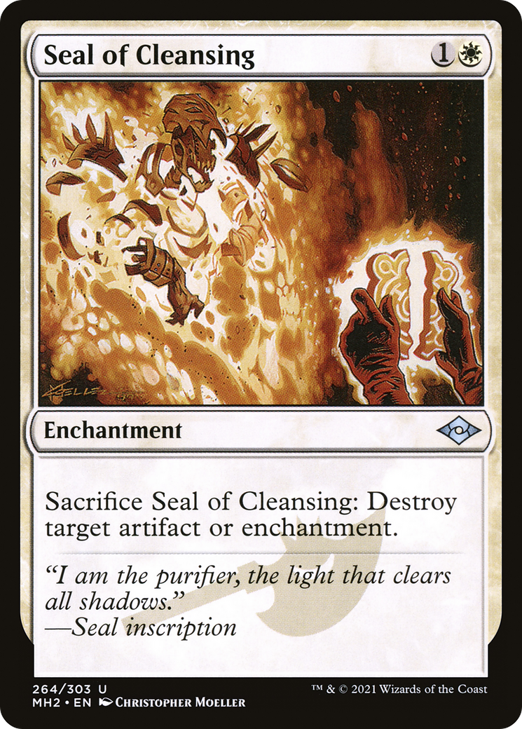 Seal of Cleansing (MH2-264) - Modern Horizons 2 Etched Foil [Uncommon]