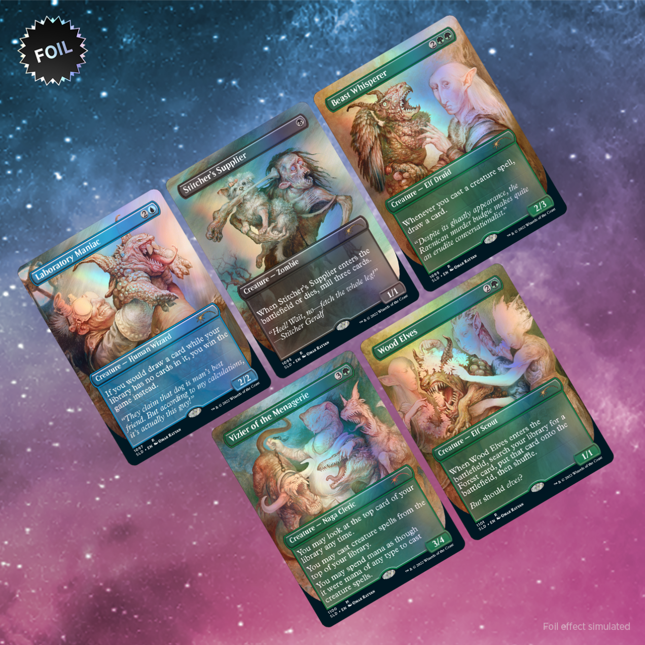 Magic: The Gathering: Secret Lair The Weirdest Pets in the Multiverse (Foil)