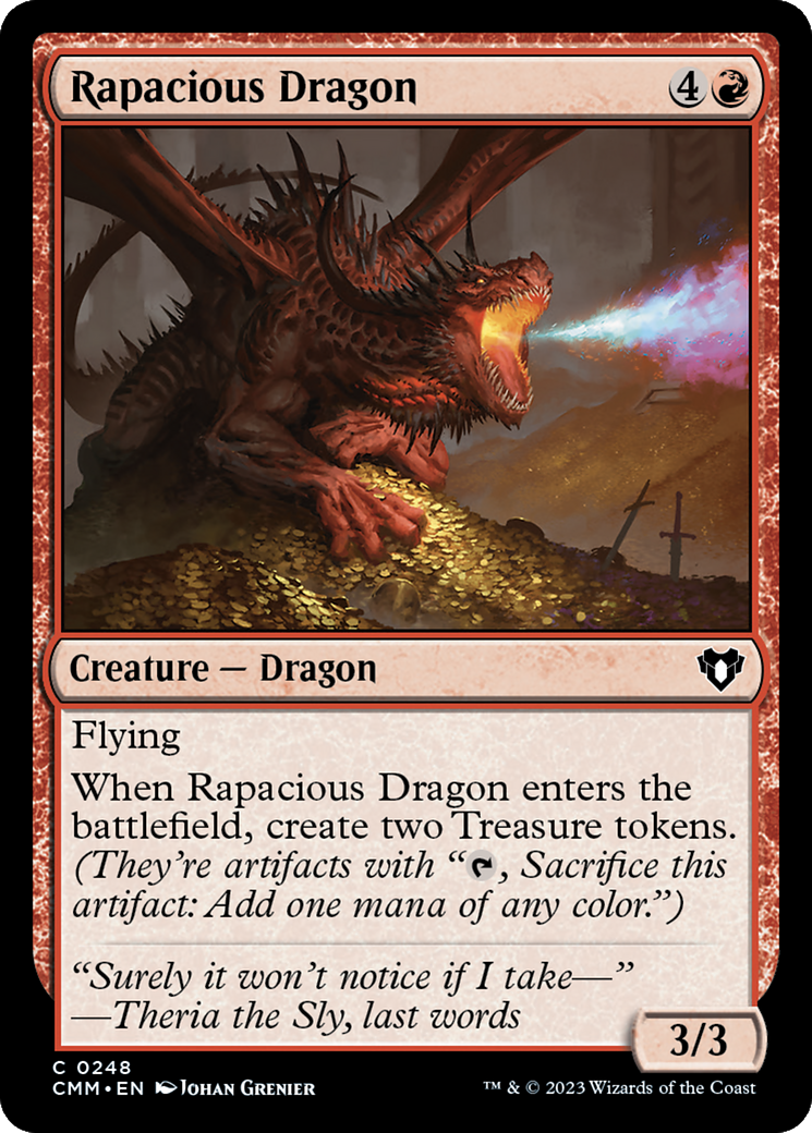 Rapacious Dragon (CMM-248) - Commander Masters [Common]