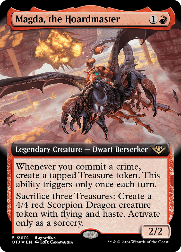 Magda, the Hoardmaster (OTJ-374) - Outlaws of Thunder Junction Foil [Rare]