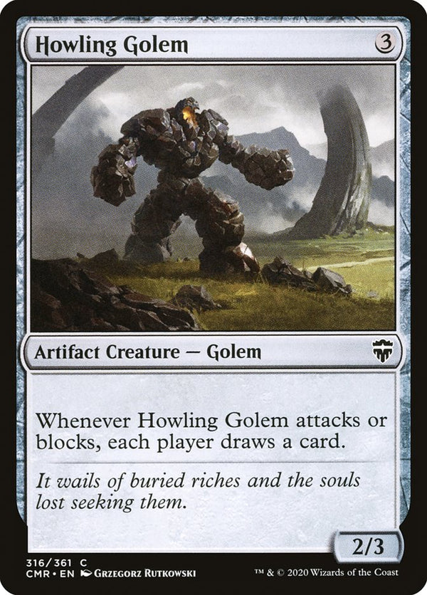 Howling Golem (CMR-316) - Commander Legends [Common]