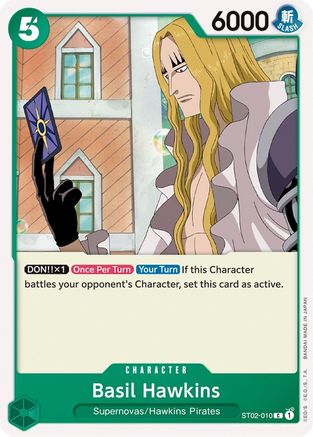 Basil Hawkins (ST02-010) - Starter Deck 2: Worst Generation  [Common]