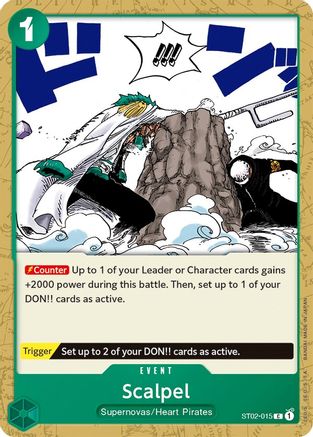 Scalpel (ST02-015) - Starter Deck 2: Worst Generation  [Common]