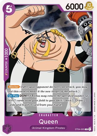 Queen (ST04-005) - Starter Deck 4: Animal Kingdom Pirates  [Common]