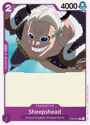Sheepshead (ST04-007) - Starter Deck 4: Animal Kingdom Pirates  [Common]