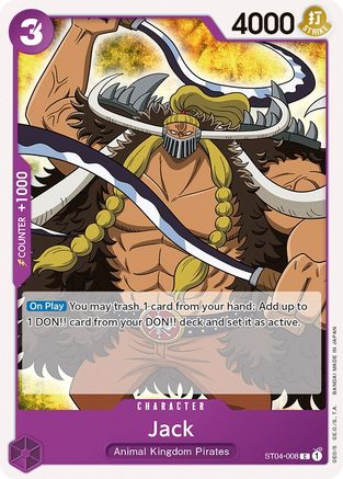 Jack (ST04-008) - Starter Deck 4: Animal Kingdom Pirates  [Common]