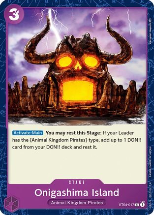 Onigashima Island (ST04-017) - Starter Deck 4: Animal Kingdom Pirates  [Common]