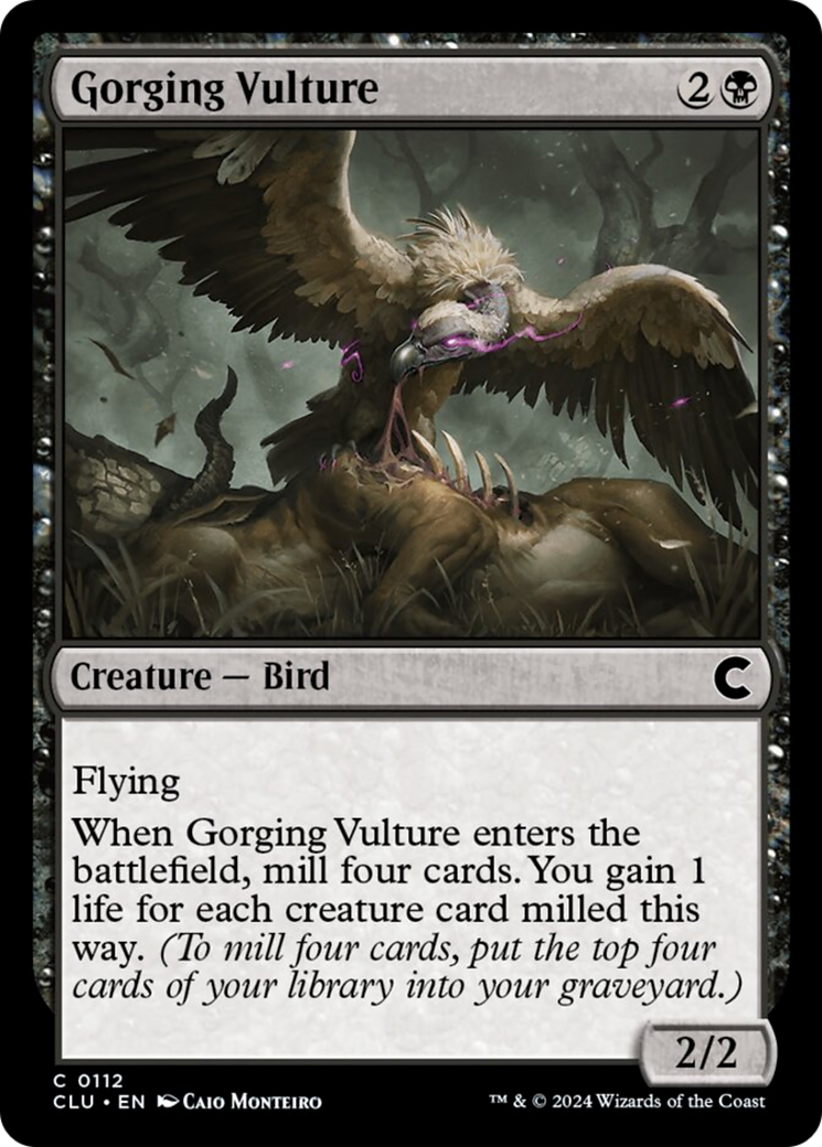 Gorging Vulture (CLU-112) - Ravnica: Clue Edition [Common]