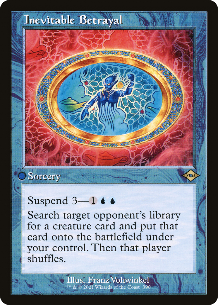 Inevitable Betrayal (MH2-390) - Modern Horizons 2 [Rare] Retro Frame