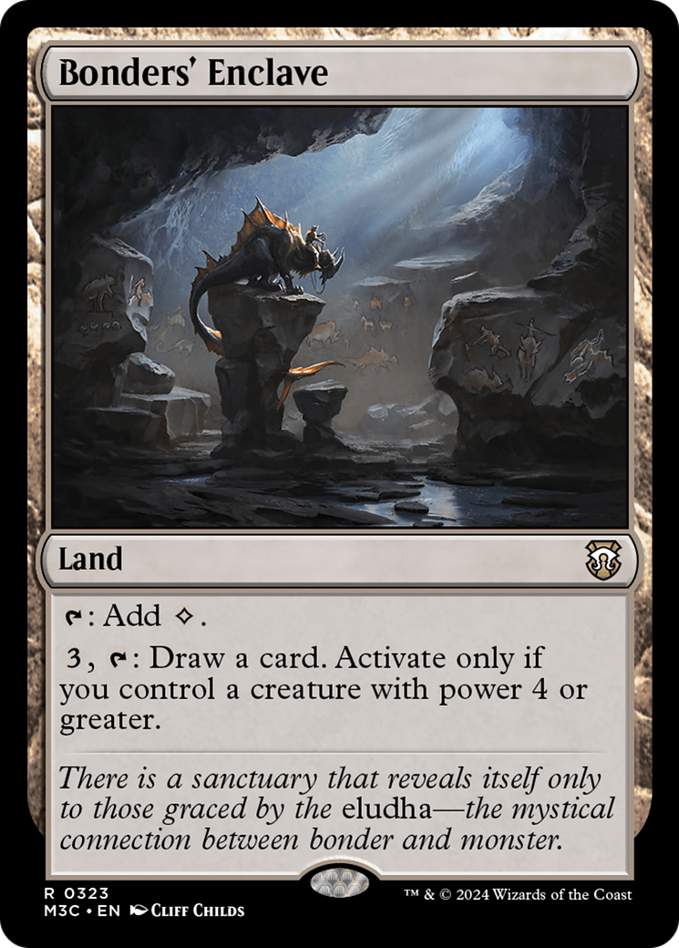 Bonders' Enclave (M3C-323) - Modern Horizons 3 Commander Foil [Rare]