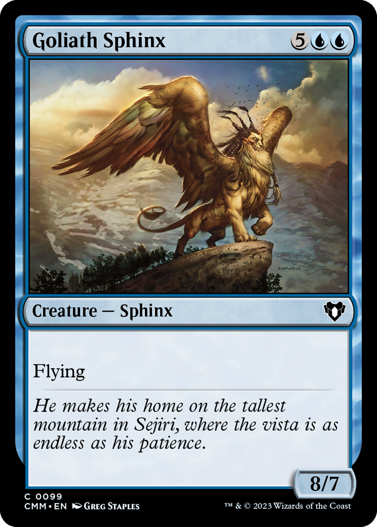 Goliath Sphinx (CMM-099) - Commander Masters [Common]