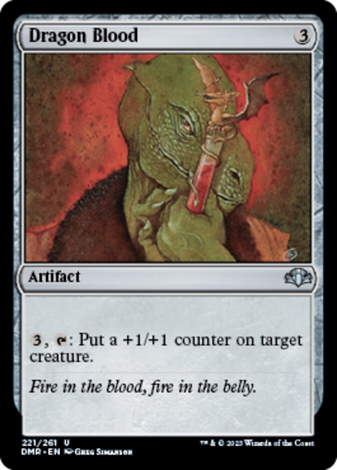 Dragon Blood (DMR-221) - Dominaria Remastered [Uncommon]