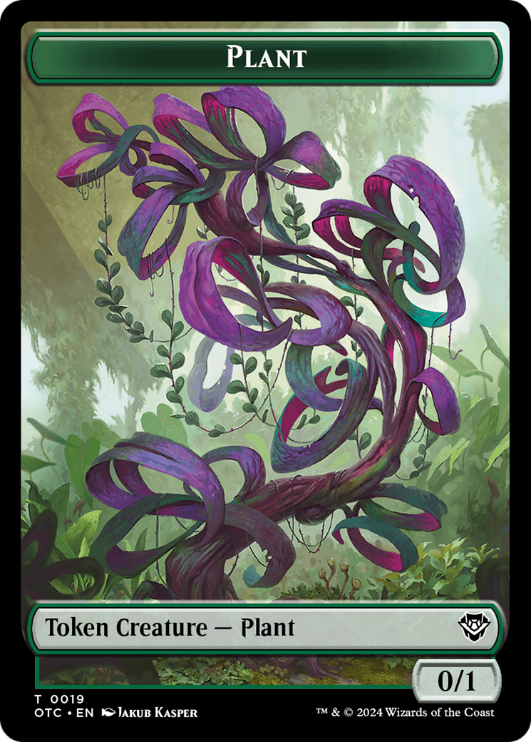 Plant (TOTC-019) - Outlaws of Thunder Junction Commander Tokens Foil [Common]