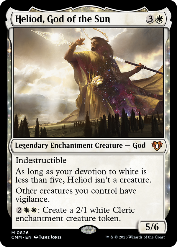 Heliod, God of the Sun (CMM-826) - Commander Masters [Mythic]