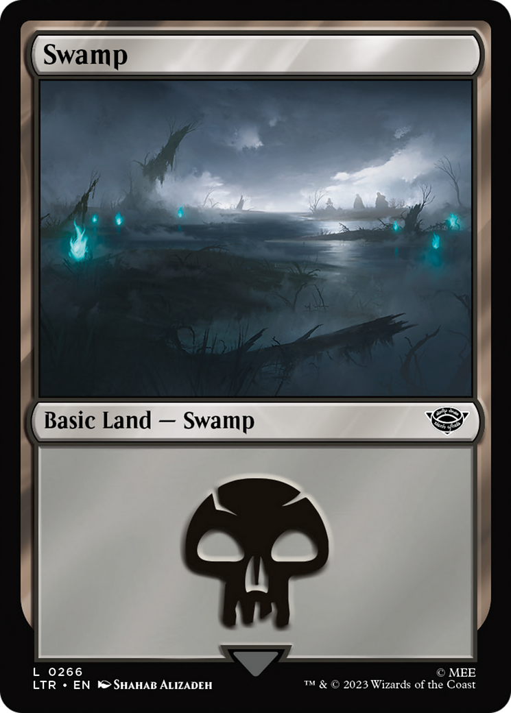 Swamp (LTR-266) - The Lord of the Rings: Tales of Middle-earth Foil [Common]
