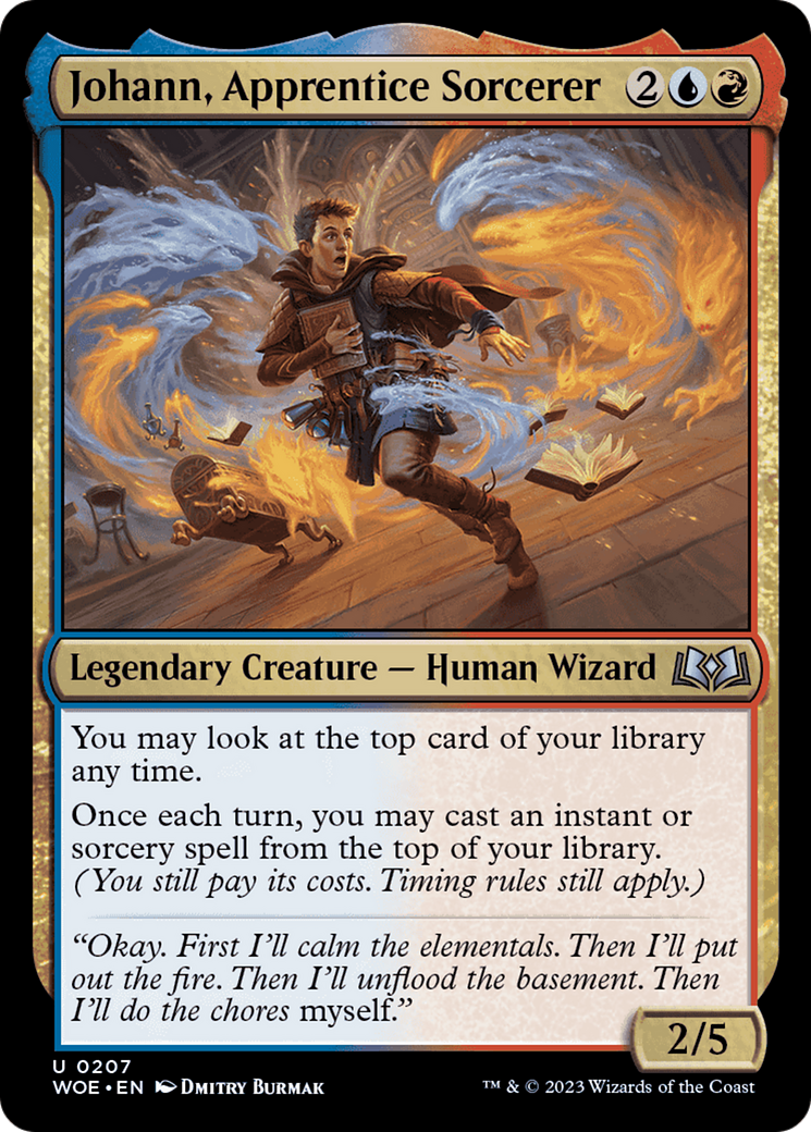 Johann, Apprentice Sorcerer (WOE-207) - Wilds of Eldraine [Uncommon]