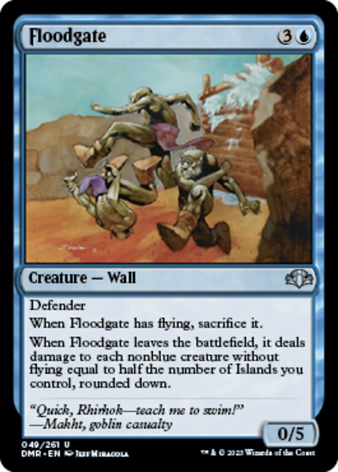 Floodgate (DMR-049) - Dominaria Remastered [Uncommon]