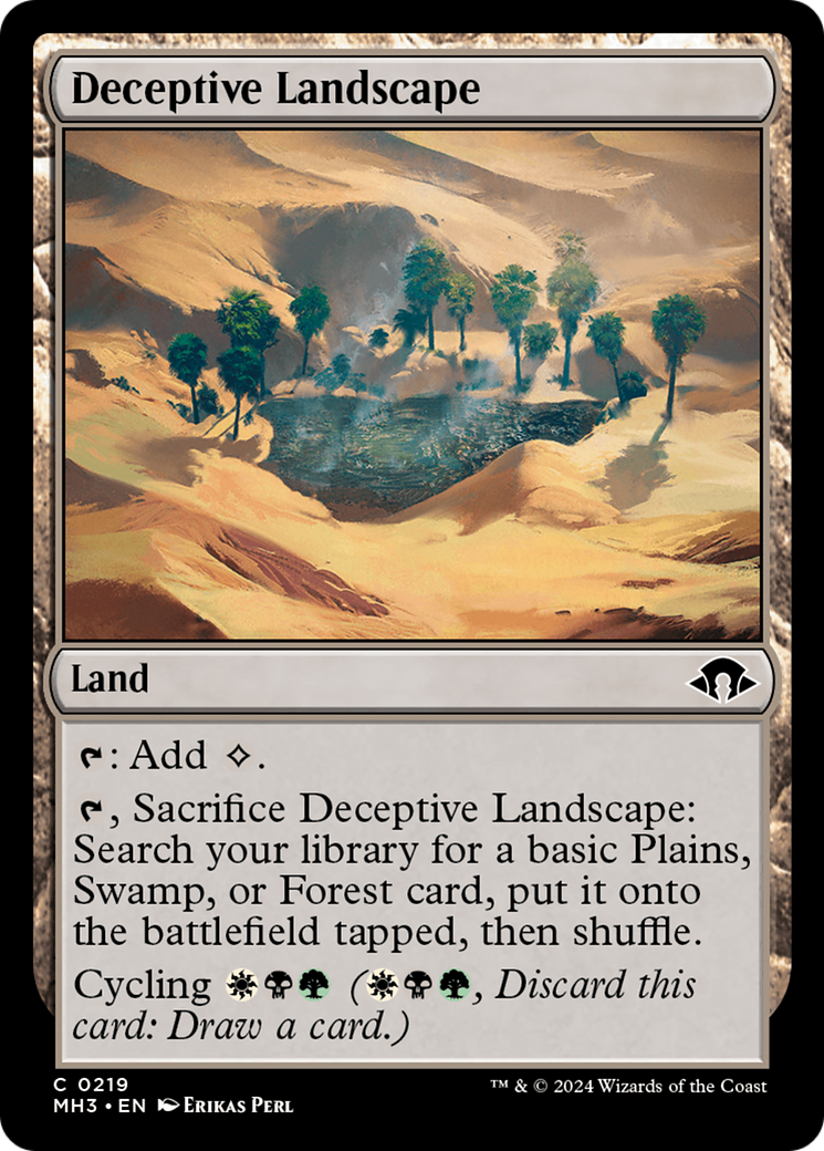 Deceptive Landscape (MH3-219) - Modern Horizons 3 [Common]