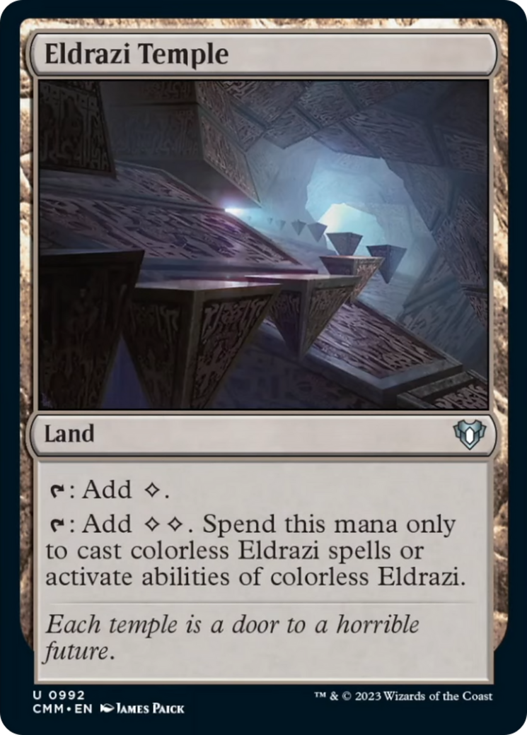 Eldrazi Temple (CMM-992) - Commander Masters [Uncommon]