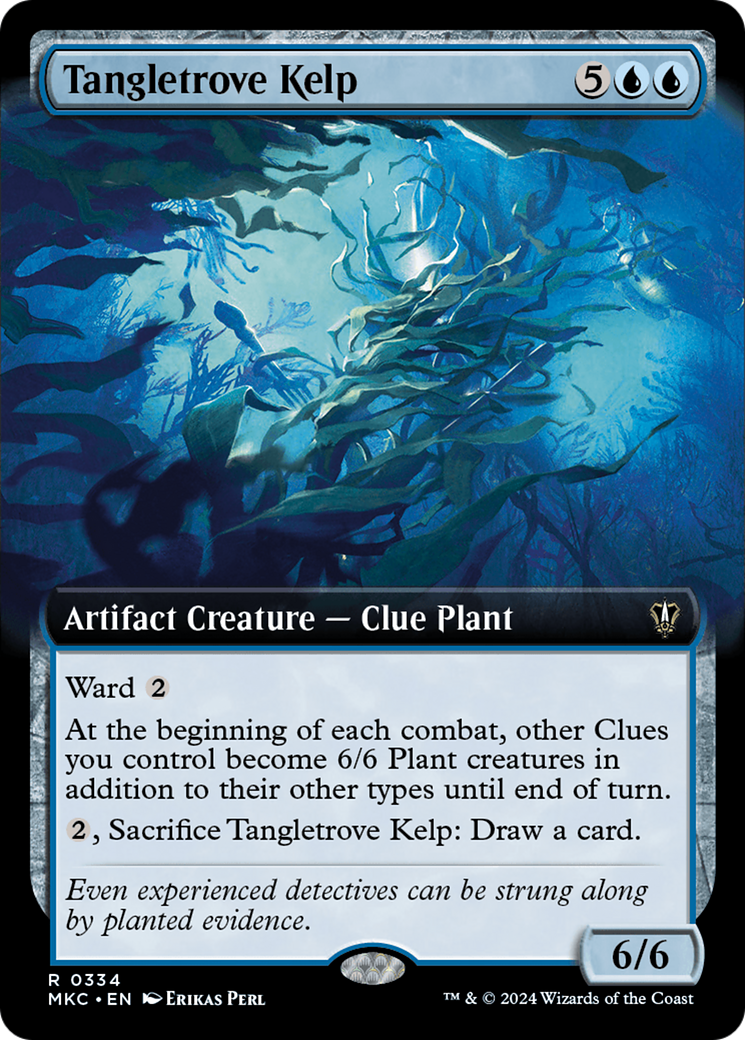 Tangletrove Kelp (MKC-334) - Murders at Karlov Manor Commander: (Extended Art) [Rare]