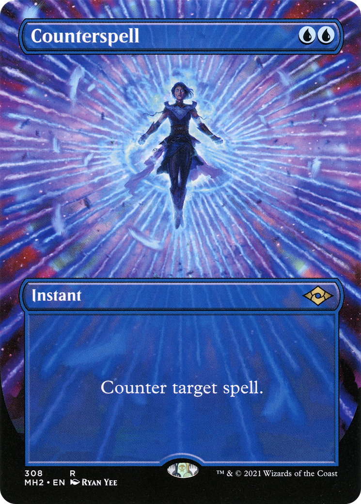 Counterspell (MH2-308) - Modern Horizons 2 (Borderless) Foil [Rare]