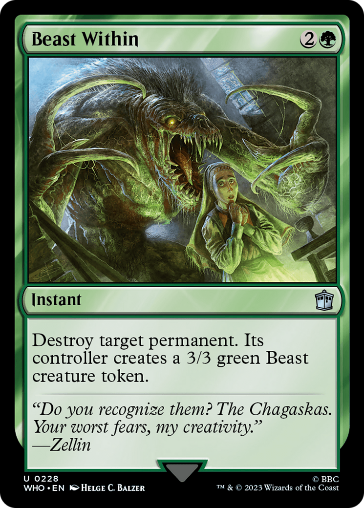 Beast Within (WHO-228) - Doctor Who [Uncommon]