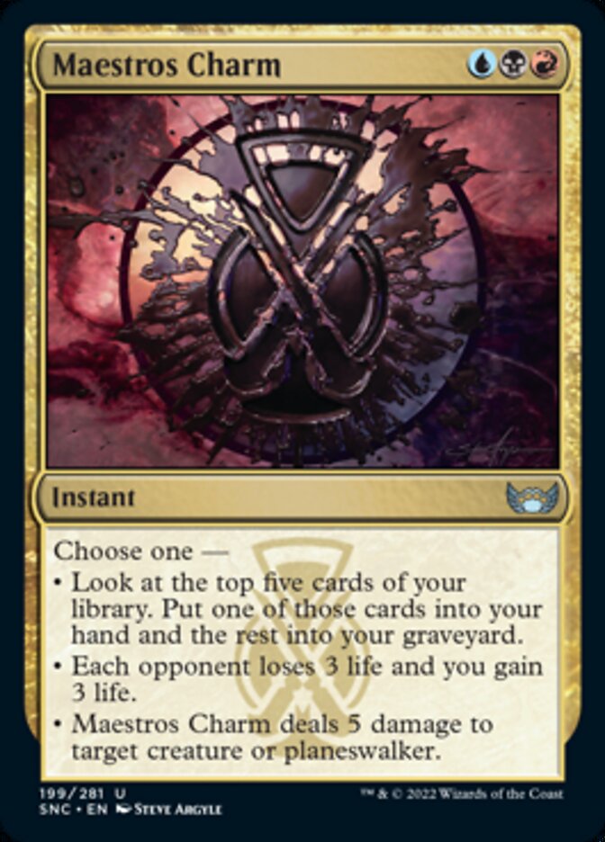 Maestros Charm (SNC-199) - Streets of New Capenna [Uncommon]