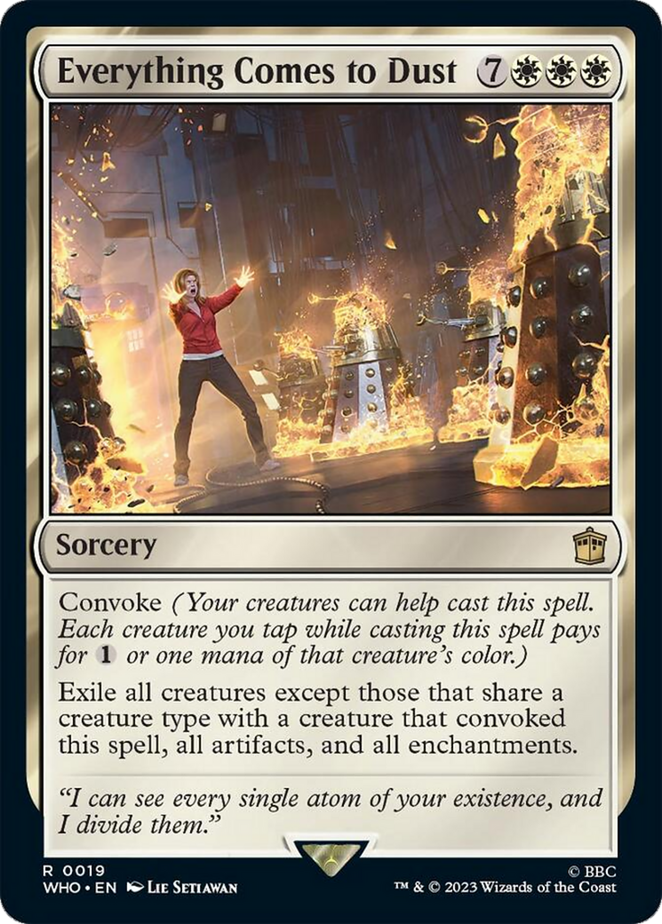 Everything Comes to Dust (WHO-019) - Doctor Who [Rare]