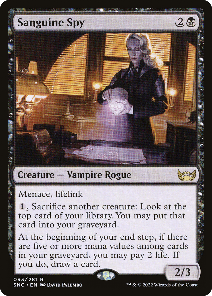 Sanguine Spy (SNC-093) - Streets of New Capenna [Rare]