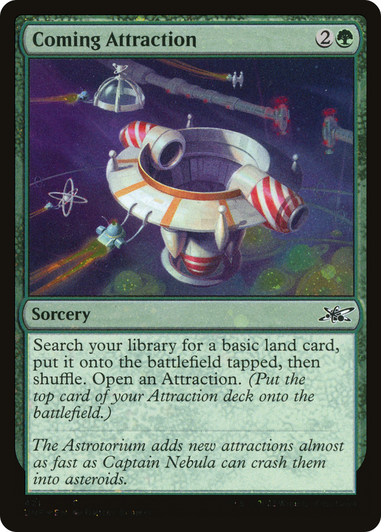 Coming Attraction (UNF-421) - Unfinity Galaxy Foil [Common]