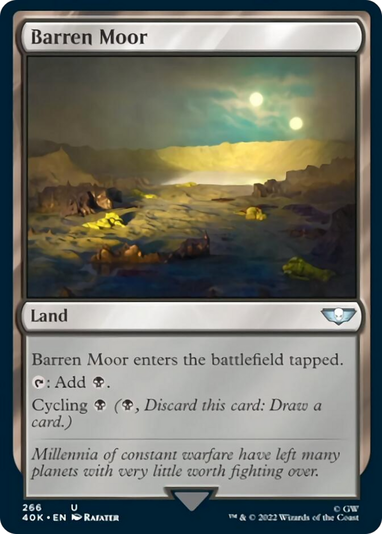 Barren Moor (40K-266) - Warhammer 40,000 Commander [Uncommon]