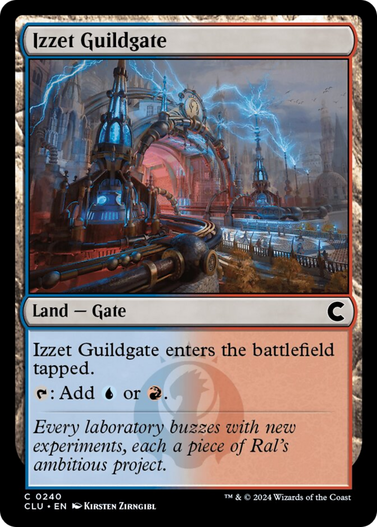 Izzet Guildgate (CLU-240) - Ravnica: Clue Edition [Common]