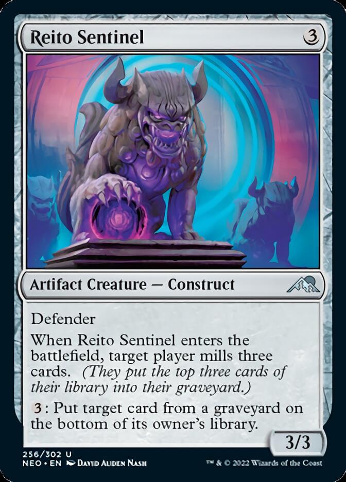 Reito Sentinel (NEO-256) - Kamigawa: Neon Dynasty [Uncommon]