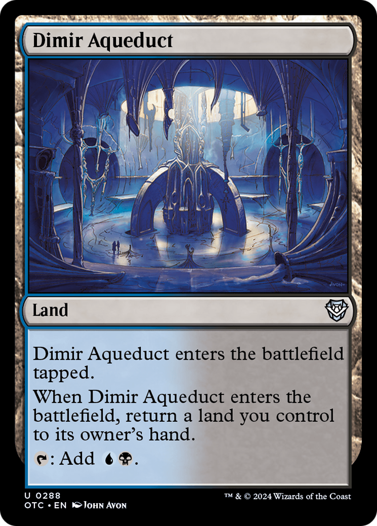 Dimir Aqueduct (OTC-288) - Outlaws of Thunder Junction Commander [Common]