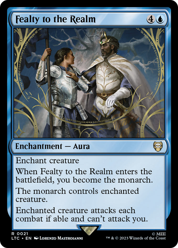 Fealty to the Realm (LTC-021) - Tales of Middle-earth Commander [Rare]