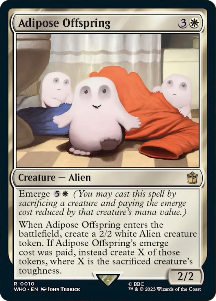 Adipose Offspring (WHO-010) - Doctor Who [Rare]
