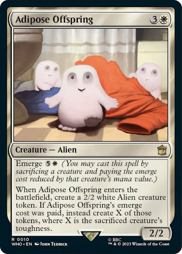 Adipose Offspring (WHO-010) - Doctor Who [Rare]