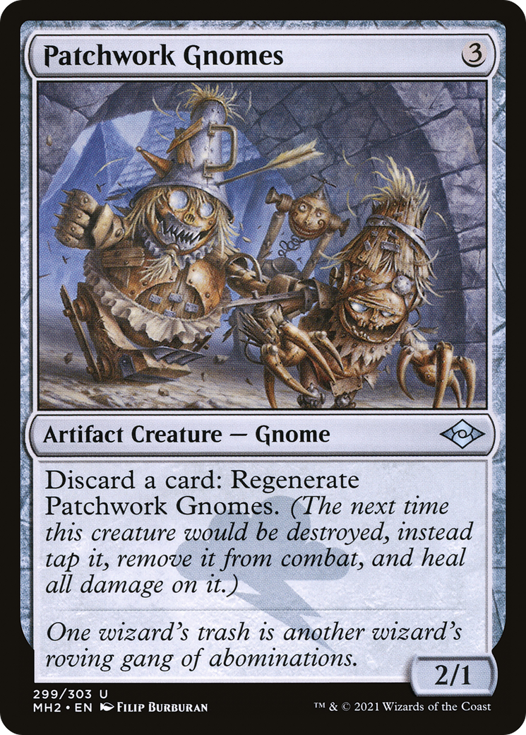 Patchwork Gnomes (MH2-299) - Modern Horizons 2 Foil [Uncommon]