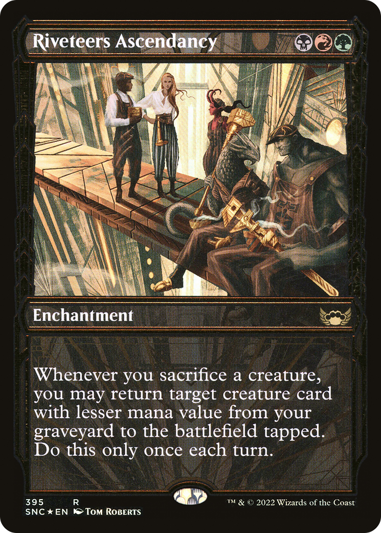 Riveteers Ascendancy (SNC-395) - Streets of New Capenna: (Showcase) Foil [Rare]