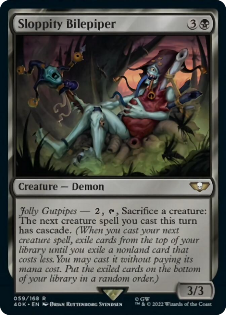 Sloppity Bilepiper (40K-059) - Warhammer 40,000 Commander [Rare]