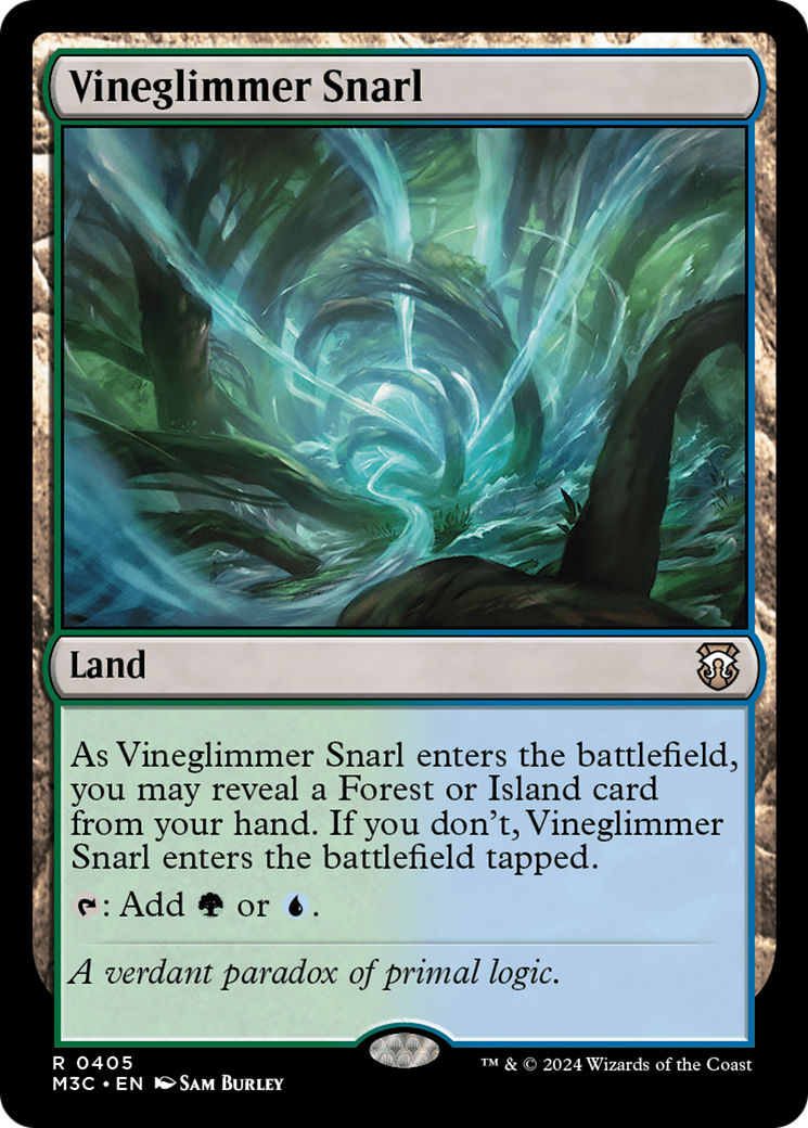 Vineglimmer Snarl (M3C-405) - Modern Horizons 3 Commander [Rare]