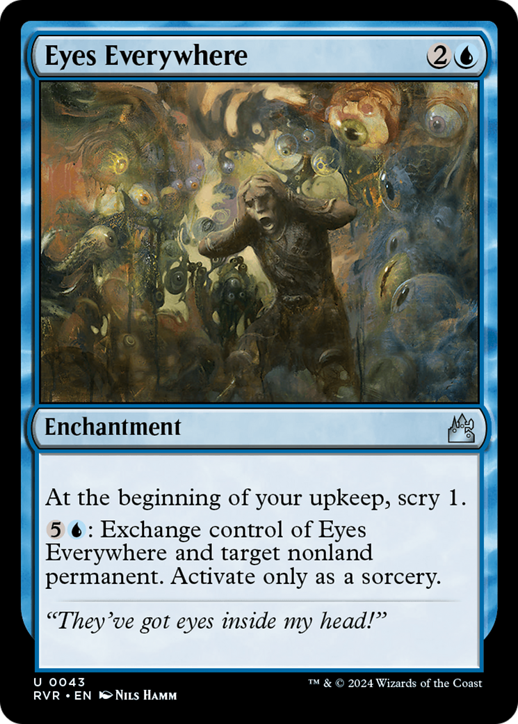 Eyes Everywhere (RVR-043) - Ravnica Remastered [Uncommon]