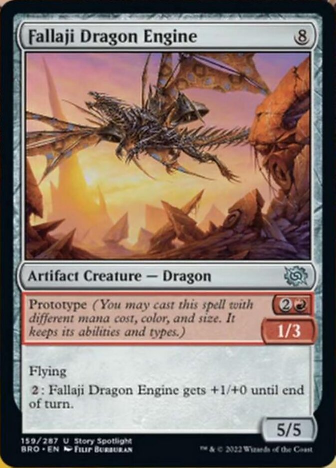 Fallaji Dragon Engine (BRO-159) - The Brothers' War [Uncommon]
