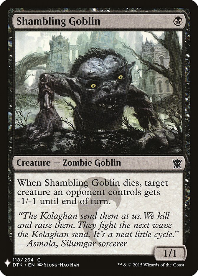 Shambling Goblin (PLST-DTK-118) - The List [Common]