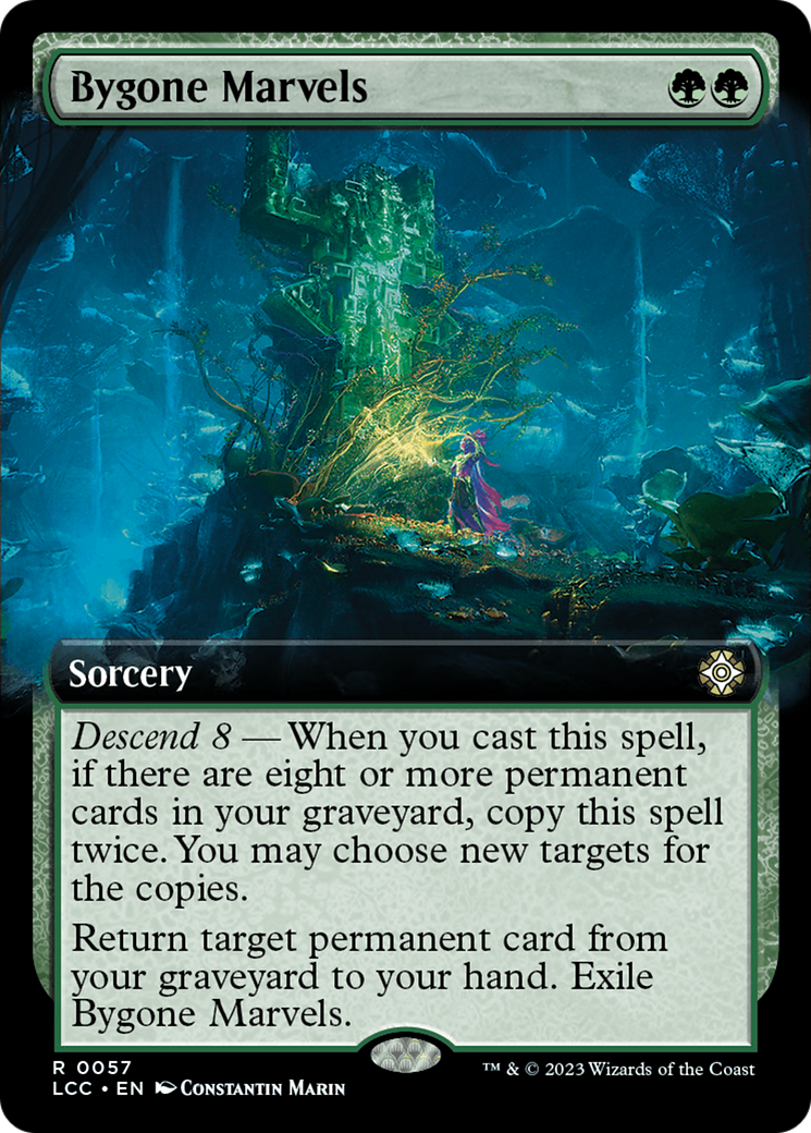 Bygone Marvels (LCC-057) - The Lost Caverns of Ixalan Commander: (Extended Art) [Rare]