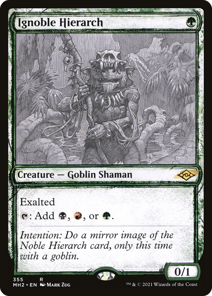 Ignoble Hierarch (MH2-355) - Modern Horizons 2: (Showcase) [Rare]