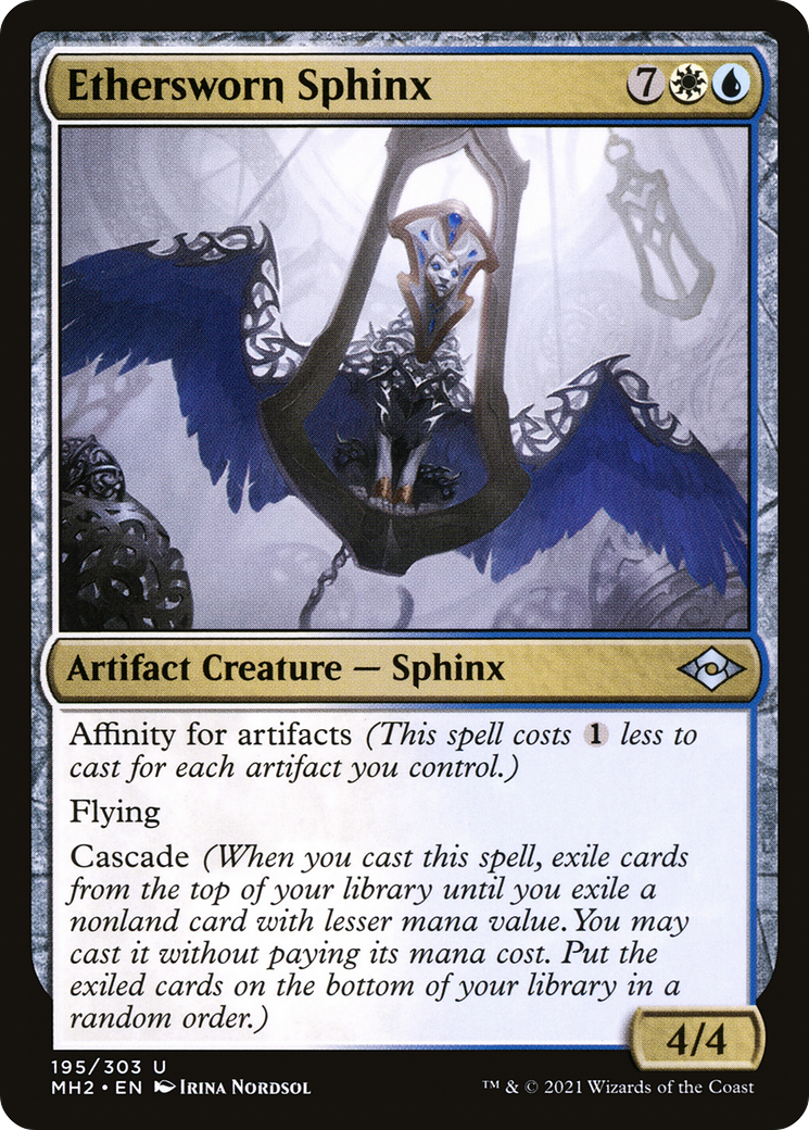 Ethersworn Sphinx (MH2-195) - Modern Horizons 2 [Uncommon]