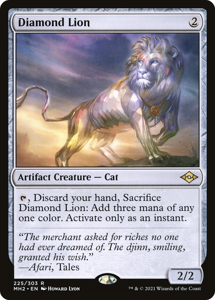 Diamond Lion (MH2-225) - Modern Horizons 2 [Rare]
