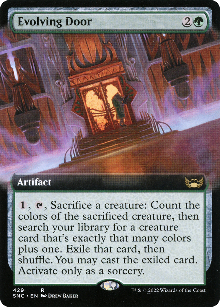 Evolving Door (SNC-429) - Streets of New Capenna: (Extended Art) Foil [Rare]